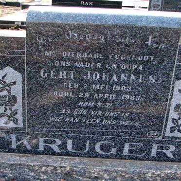 KRUGER Gert Johannes 1903-1963