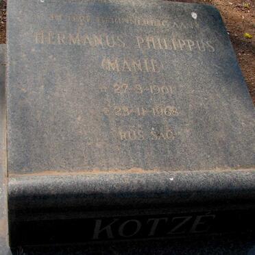 KOTZE Hermanus Philippus 1901-1968