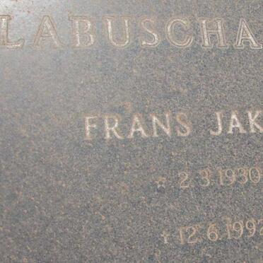 LABUSCHAGNE Frans Jakob 1930-1992