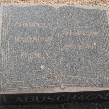 LABUSCHAGNE Cornelius Marthinus Rasmus 1896-1976 &amp; Susanna Coetzee STEYNBERG 1911-1974