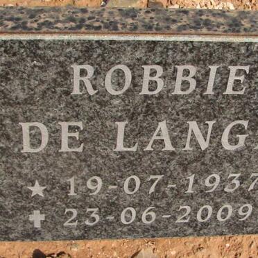 LANGE Robbie, de 1937-2009