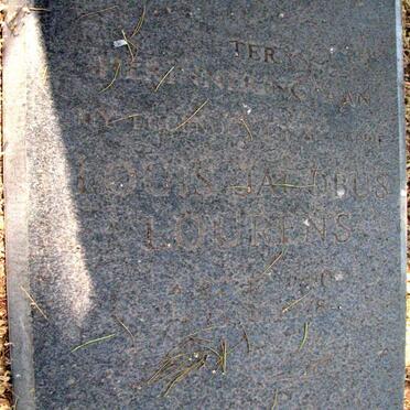 LOURENS Louis Jacobus 1910-1978