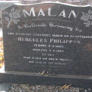 MALAN Hercules Philippus 1888-1964