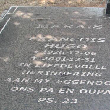 MARAIS Francois Hugo 1926-2001