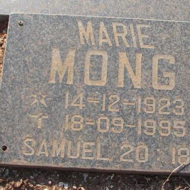 MONG Marie 1923-1995