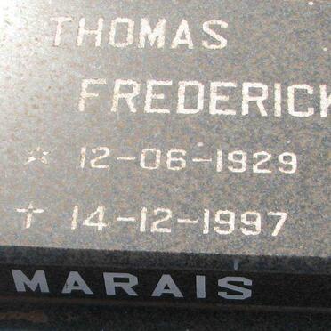 MARAIS Thomas Frederick 1929-1997