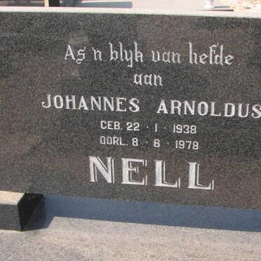 NELL Johannes Arnoldus 1938-1978