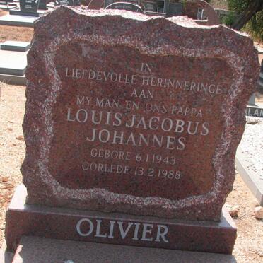 OLIVIER Louis Jacobus Johannes 1943-1988
