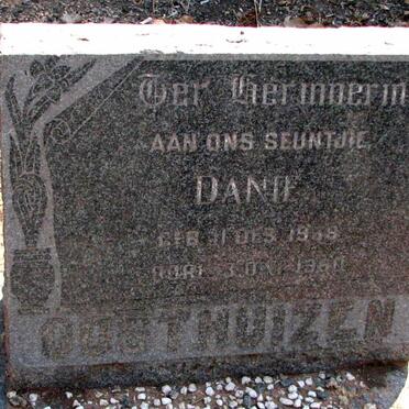 OOSTHUIZEN Danie 1958-1960