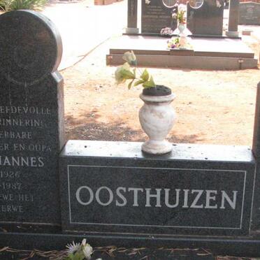 OOSTHUIZEN Jacob Johannes 1926-1987 &amp; Johanna Catharina 1929-2001