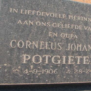 POTGIETER Cornelus Johannes 1906-1979