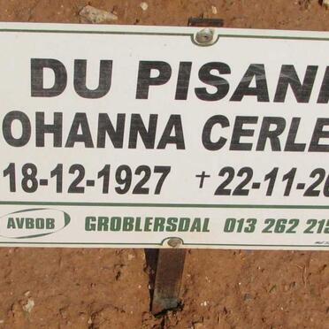 PISANIE Johanna Cerlena, du 1927-2008