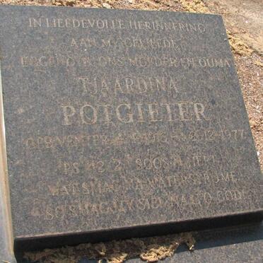 POTGIETER Tjaardina nee VENTER 1915-1977
