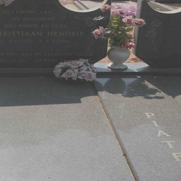 PIATER Christiaan Hendrik 1928-1986