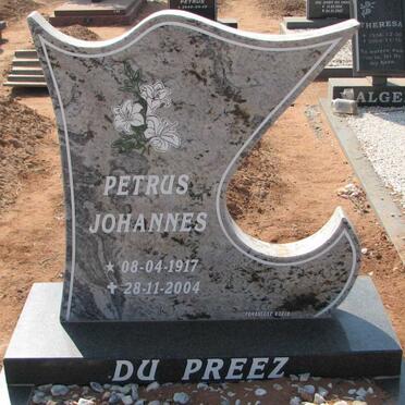 PREEZ Petrus Johannes, du 1917-2004