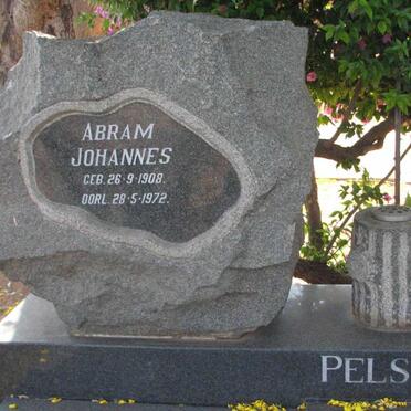 PELSER Abraham Johannes 1908-1972 &amp; Magdalena Petronella MARITZ 1911-1977