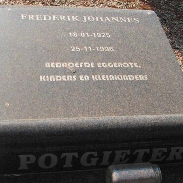 POTGIETER Frederik Johannes 1925-1996
