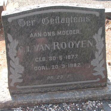 ROOYEN C.I., van 1877-1962