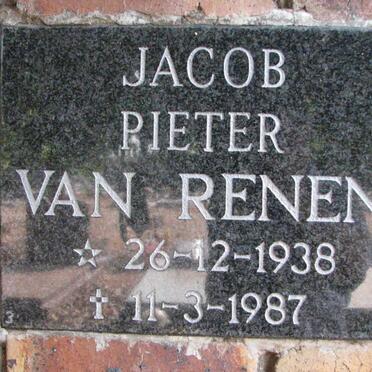 RENEN Jacob Pieter, van 1938-1987