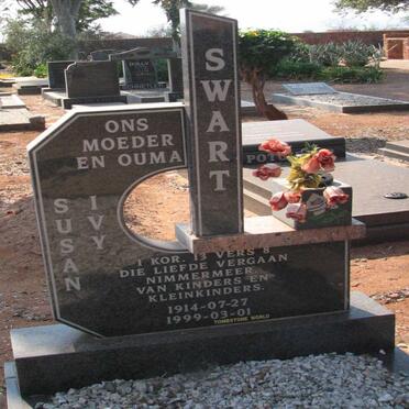 SWART Susan Ivy 1914-1999