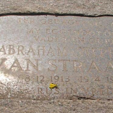 STRAATEN Abraham Stephanus, van 1913-1984