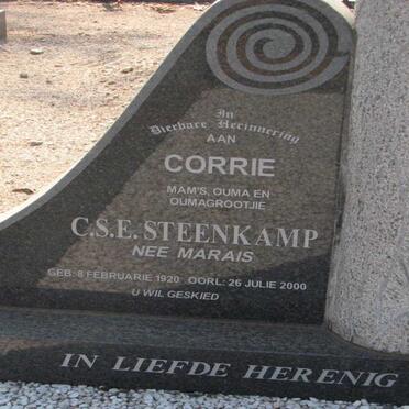 STEENKAMP C.S.E. nee MARAIS 1920-2000