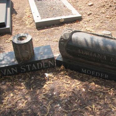 STADEN Hercules A.M., van 1918-1978 &amp; Adriana E. 19?8-1999