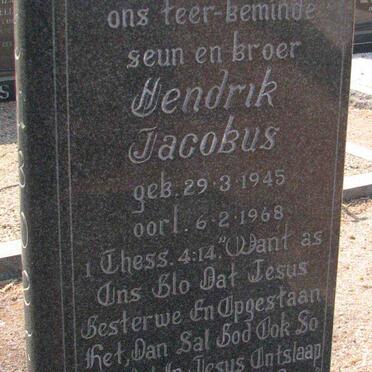 SCHALEKAMP Hendrik Jacobus 1945-1968