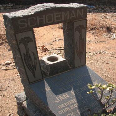 SCHOEMAN Jan Hendrik ?-195?