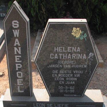 SWANEPOEL Helena Catharina nee JANSEN VAN VUUREN 1962-1998