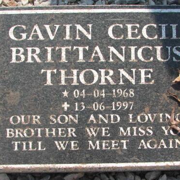 THORNE Gavin Cecil Brittanicus 1968-1997