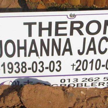THERON Johanna Jacoba 1938-2010