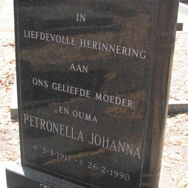 TONKIN Ernest Edwin 1919-1979 &amp; Petronella Johanna 1917-1990