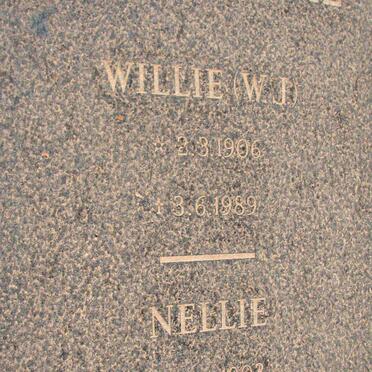 TERBLANCHE Willie W.J. 1906-1989 &amp; Nellie 1903-1990