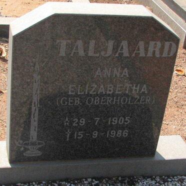 TAJAARD Anna Elizabeth nee OBERHOLZER 1905-1986