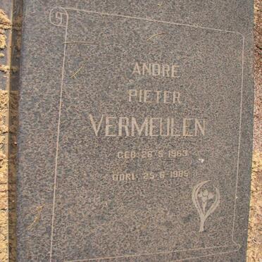 VERMEULEN Andre Pieter 1963-1985