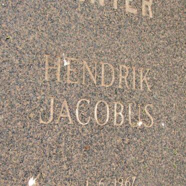 VENTER Hendrik Jacobus 1967-1988