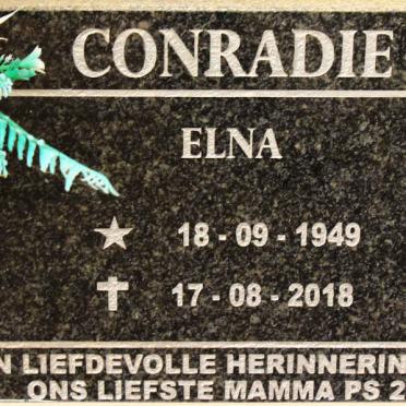 CONRADIE Elna 1949-2018