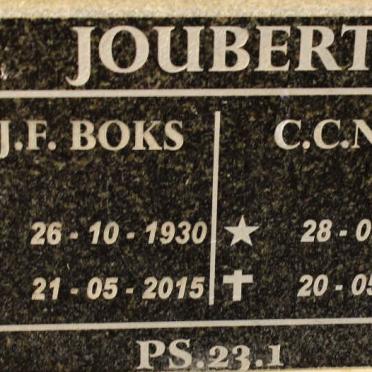 JOUBERT J.F. 1930-2015 &amp; C.C. 1933-2014
