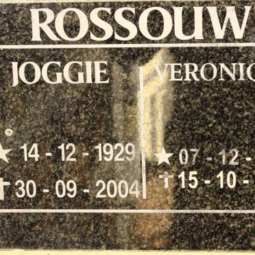 ROSSOUW Joggie 1929-2004 &amp; Veronique 1931-2013