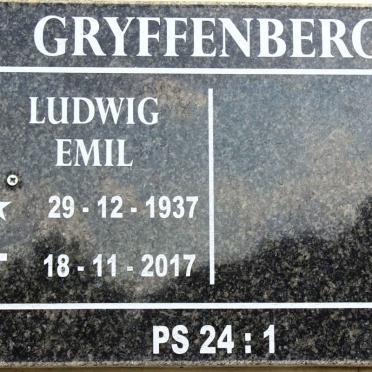 GRYFFENBERG Ludwig Emil 1937-2017