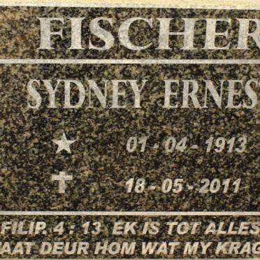 FISCHER Sydney Ernest 1913-2011