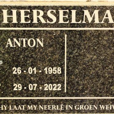 HERSELMAN Anton 1958-2022