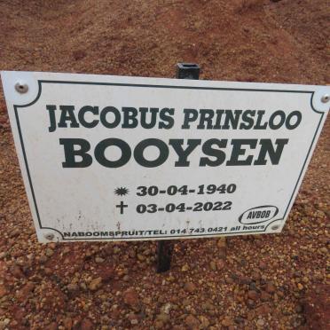 BOOYSEN Jacobus Prinsloo 1940-2022