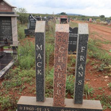 CHAUKE Mack Frans 1960-2011