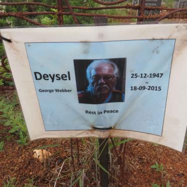 DEYSEL George Webber 1947-2015