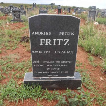 FRITZ Andries Petrus 1952-2016