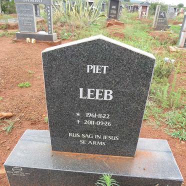 LEEB Piet 1961-2011