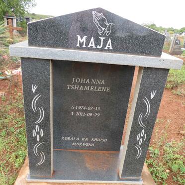 MAJA Johanna Tshamelene 1974-2011