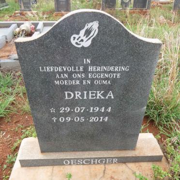 OESCHGER Drieka 1944-2014